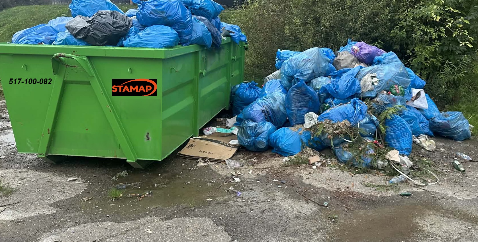 Kontener na odpady bio i zielone